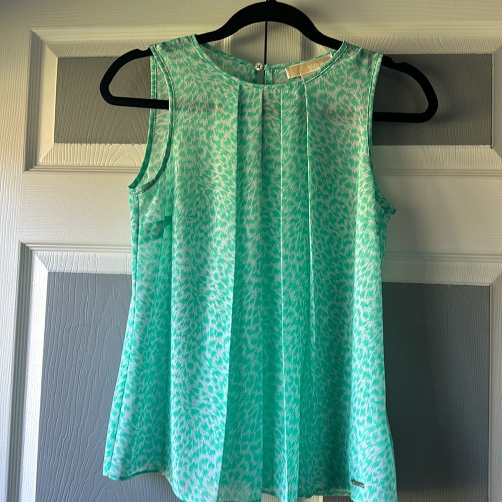 Petite Michael Kors Chiffon Tank
